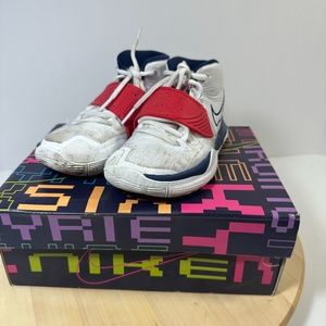 NIKE Kyrie 6 USA Little Kids Shoes Size 12C Basketball Sneakers BQ5600-102